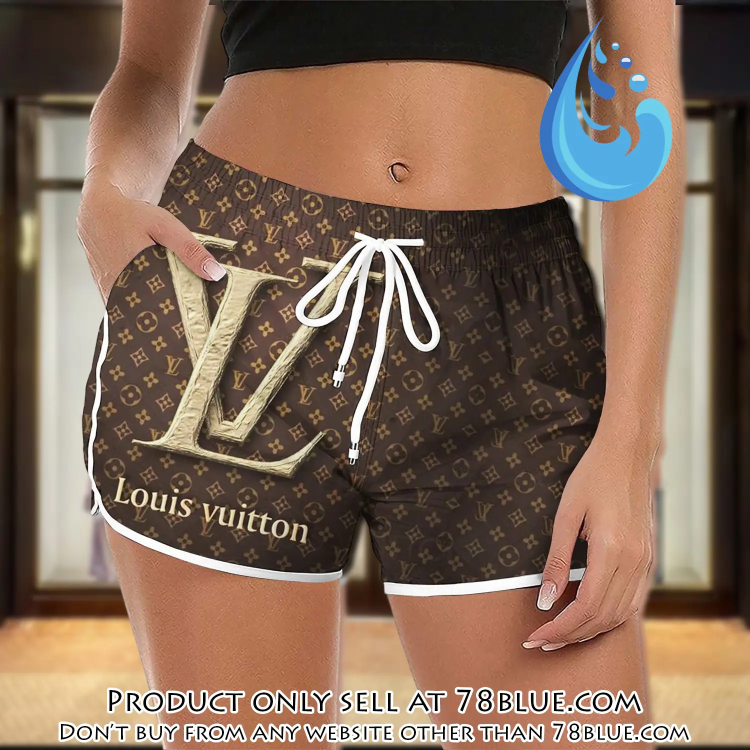 Limited edition lv women shorts lady beach shorts wms1030 78b2044386